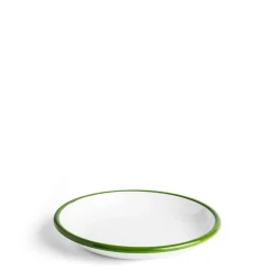 Cheap Daylesford Organic White & Green Enamel Bowl