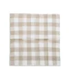 Store Daylesford Organic White & Natural Check Napkin