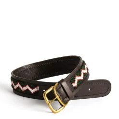Cheap Daylesford Organic ZigZag Dog Collar Red
