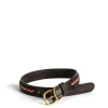 Online Daylesford Organic Zigzag Skinny Dog Collar Red Medium